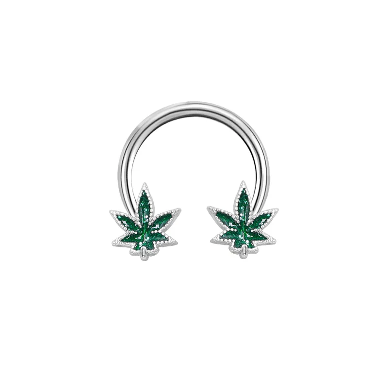 316L Surgical Steel Horseshoe Ring For Septum, Ear Or Lip Piercing - Image 2