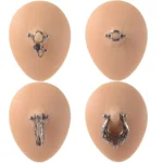 316L Surgical Steel Butterfly Snake Nipple Ring For Nipple Piercing