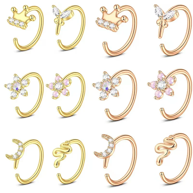 316L Surgical Steel Nose Stud For Nose Piercing - Image 2