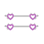 316L Surgical Steel Nipple Ring For Nipple Piercing