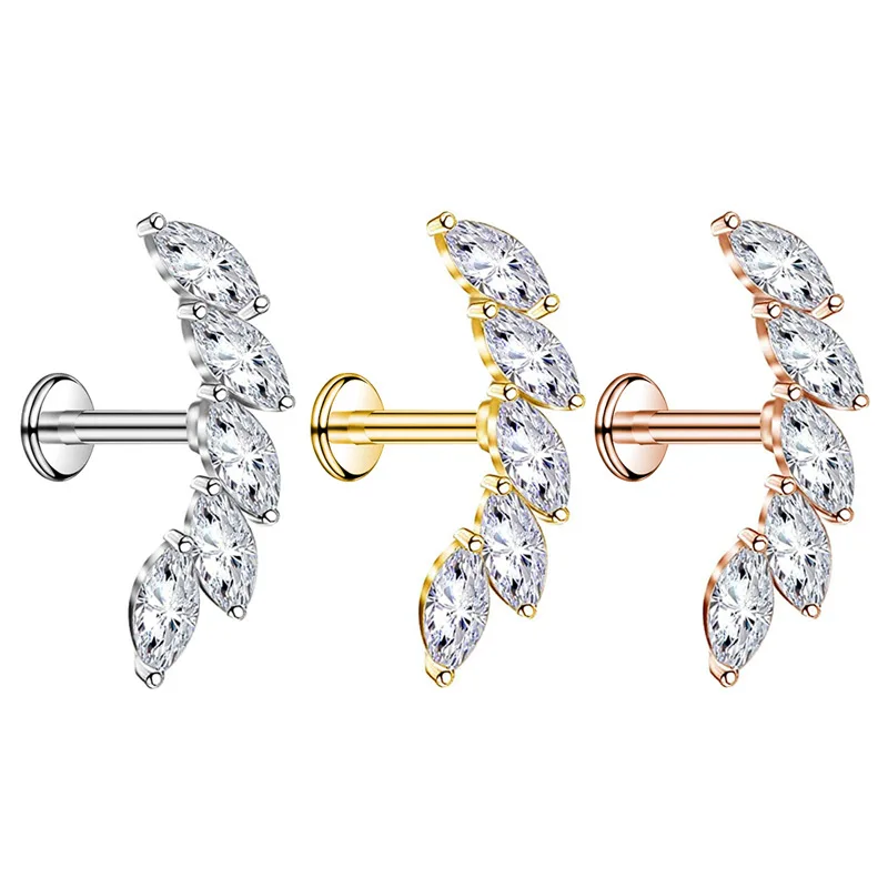 316L Surgical Steel Piercing Earring For Ear Piercing