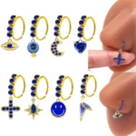 316L Surgical Steel Cross Nose Ring For Nose Piercing