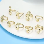 ASTM F136 Titanium Flower Toe Ring