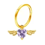 316L Surgical Steel Butterfly Nose Ring For Nose Piercing