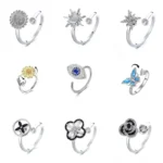 ASTM F136 Titanium Crystal Butterfly Piercing Jewelry