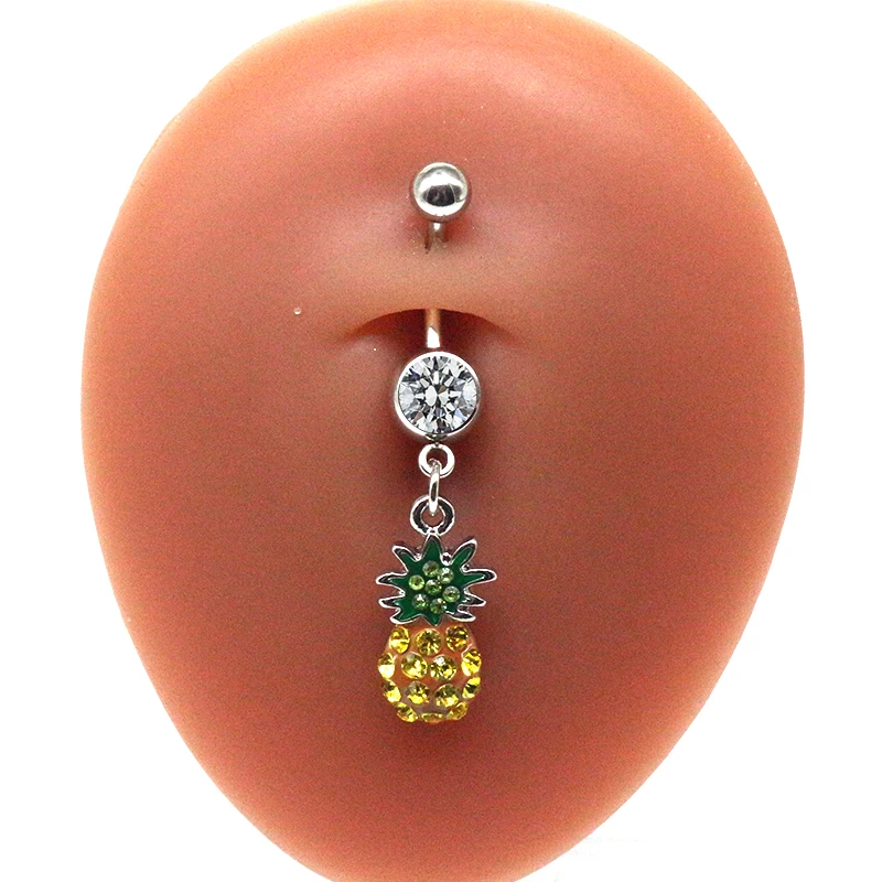 316L Surgical Steel Belly Button Ring For Navel Piercing