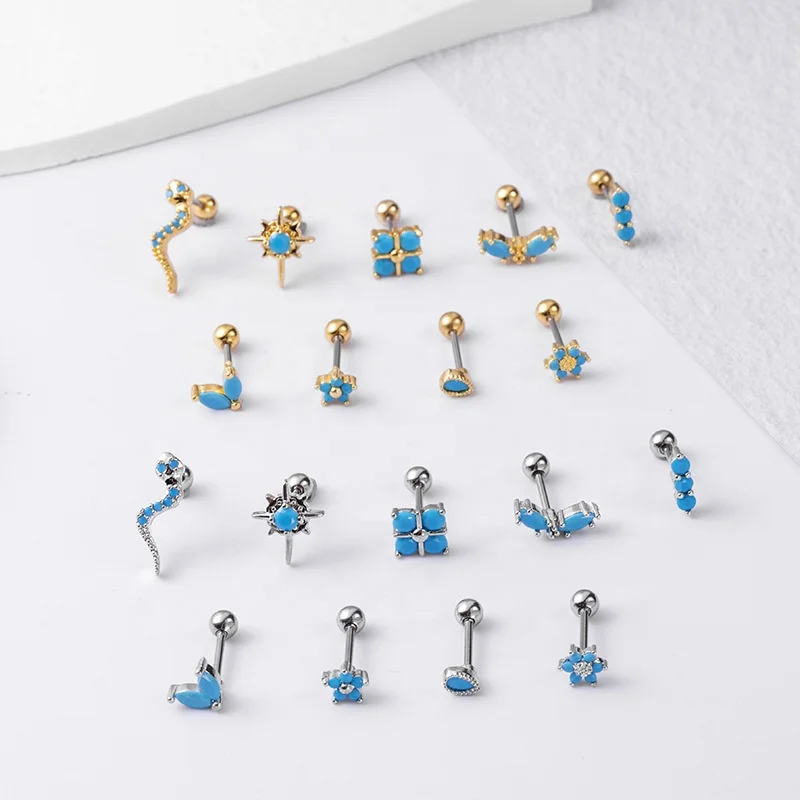 316L Surgical Steel 20G Cartilage Stud For Cartilage Or Helix Piercing - Image 2