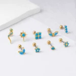316L Surgical Steel 20G Cartilage Stud For Cartilage Or Helix Piercing