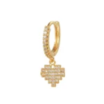 316L Surgical Steel CZ Piercing Earring For Ear Piercing