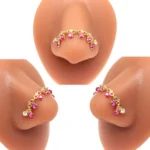 316L Surgical Steel Chain Nose Ring For Nose Piercing