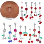 316L Surgical Steel Belly Button Ring For Navel Piercing