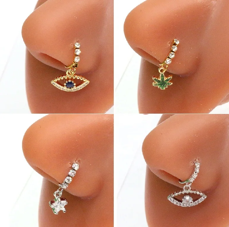 316L Surgical Steel Nose Ring For Nose Piercing - Image 2