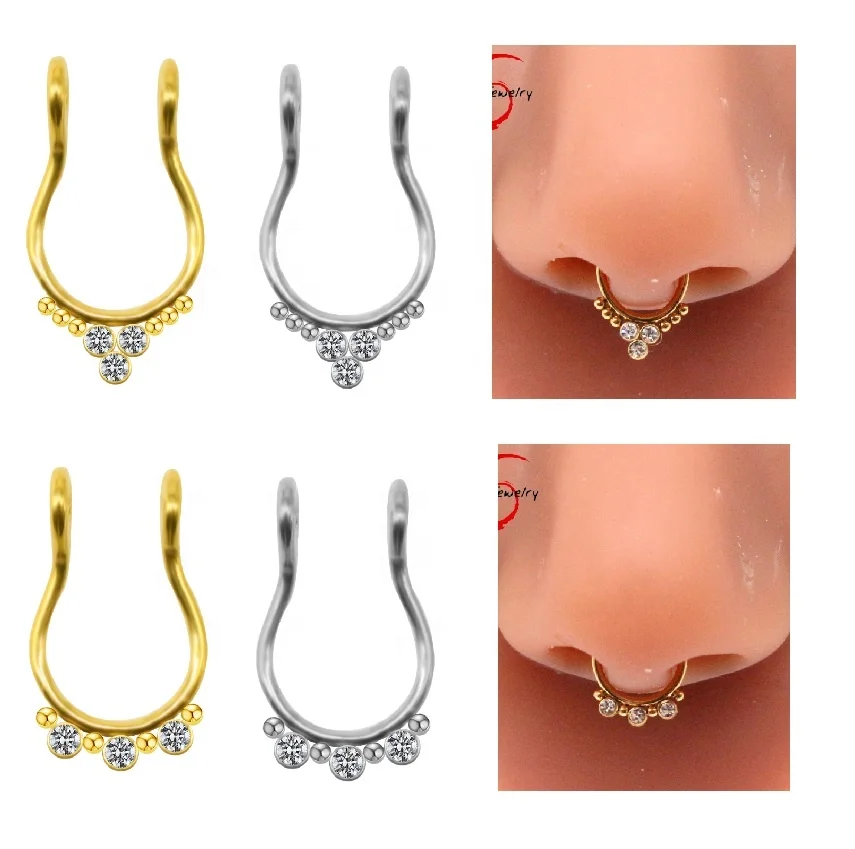 316L Surgical Steel Nose Ring For Nose Piercing - Image 2
