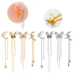 Fake CZ Moon Piercing Earring For Ear Piercing