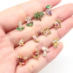 316L Surgical Steel Butterfly Cartilage Stud For Cartilage Or Helix Piercing