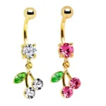 316L Surgical Steel Belly Button Ring For Navel Piercing