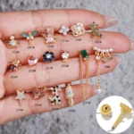 316L Surgical Steel Piercing Earring For Ear Piercing