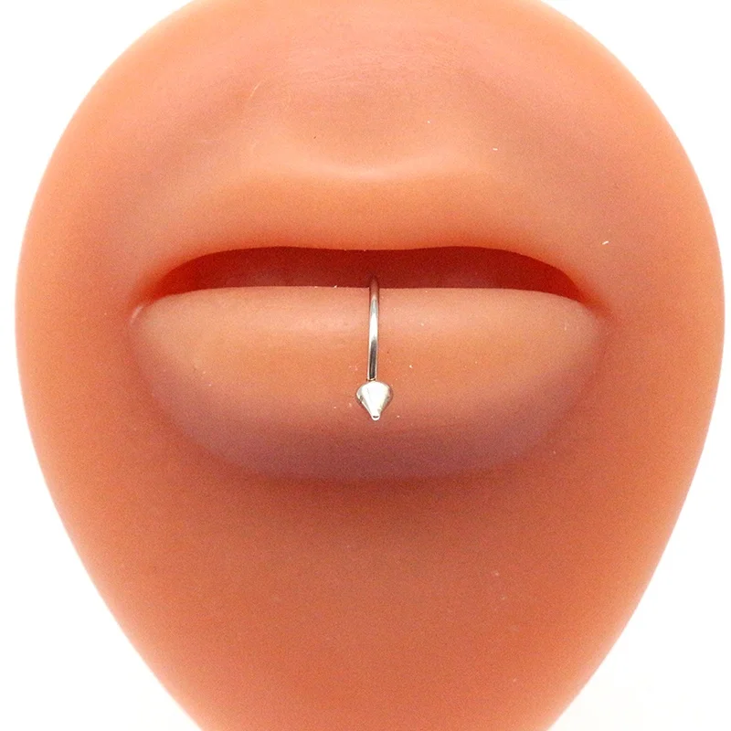 316L Surgical Steel Flat Back Stud For Cartilage, Helix Or Lip Piercing - Image 2
