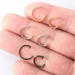 316L Surgical Steel Labret Stud For Lip Or Cartilage Piercing