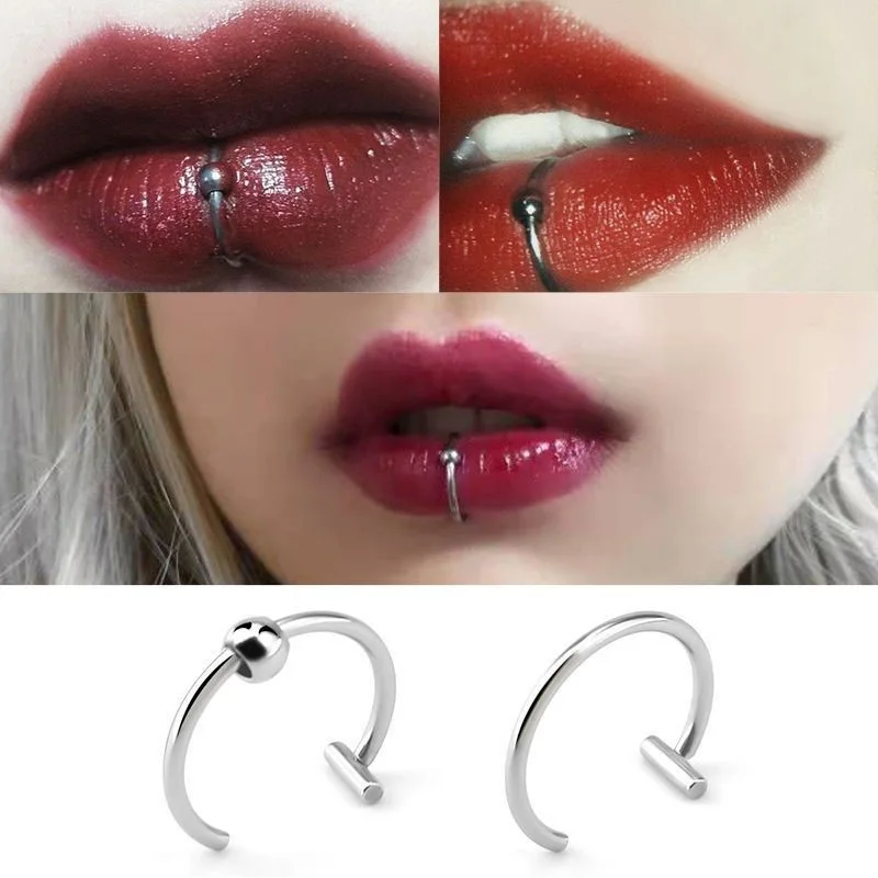 316L Surgical Steel Labret Stud For Lip Or Cartilage Piercing - Image 2