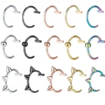 316L Surgical Steel Labret Stud For Lip Or Cartilage Piercing
