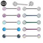 ASTM F136 Titanium Nipple Ring For Nipple Piercing