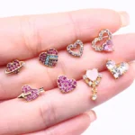 316L Surgical Steel Heart Nose Ring For Nose Piercing