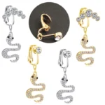 316L Surgical Steel Snake Belly Button Ring For Navel Piercing