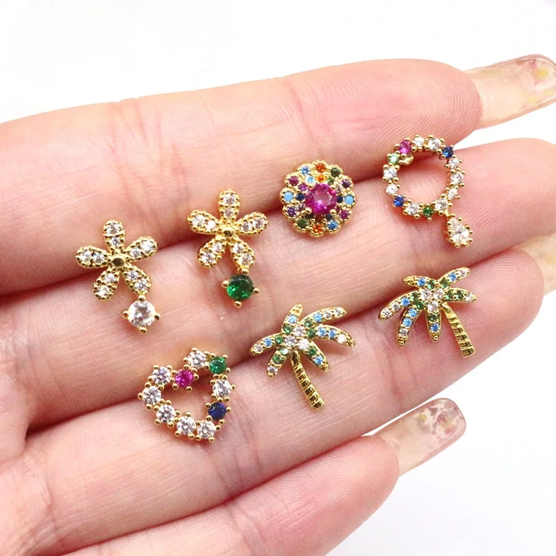 316L Surgical Steel Butterfly Heart Nose Stud For Nose Piercing - Image 2