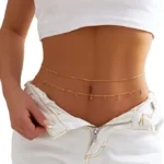 18K Solid Gold Chain Body Chain