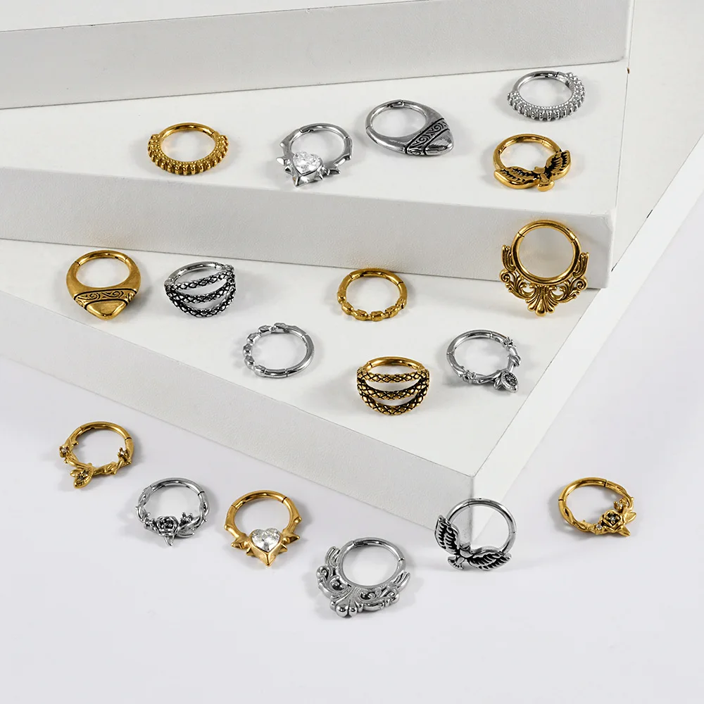 316L Surgical Steel Snake Piercing Earring For Ear Piercing - Image 2