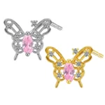 316L Surgical Steel Butterfly Nose Stud For Nose Piercing