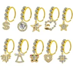316L Surgical Steel Butterfly Heart Nose Ring For Nose Piercing