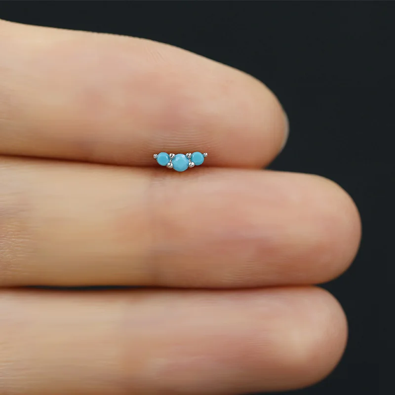 316L Surgical Steel Heart Moon Nose Ring For Nose Piercing
