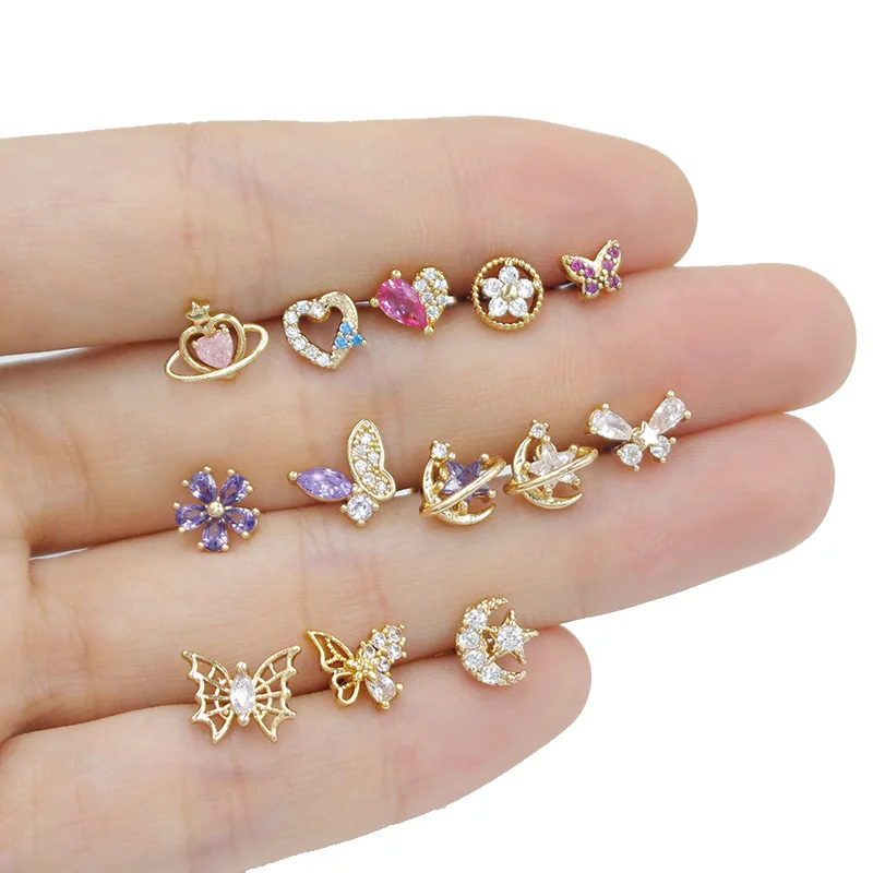 316L Surgical Steel Butterfly Piercing Earring For Ear Piercing - Image 2