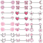 316L Surgical Steel Nipple Ring For Nipple Piercing