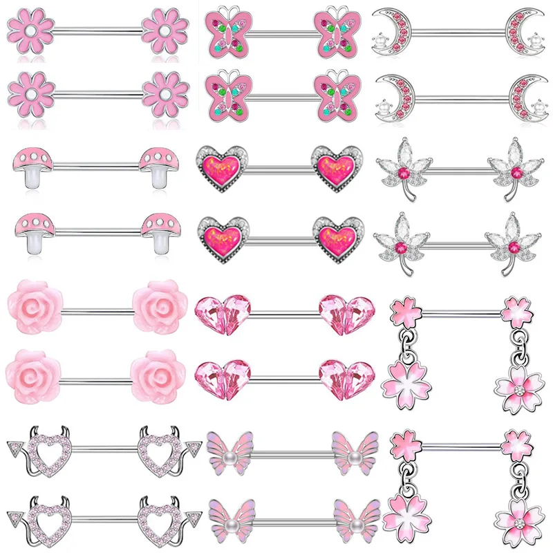 316L Surgical Steel Nipple Ring For Nipple Piercing