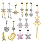 Waterproof 316L piercing jewelry styles for wholesale body jewelry buyers