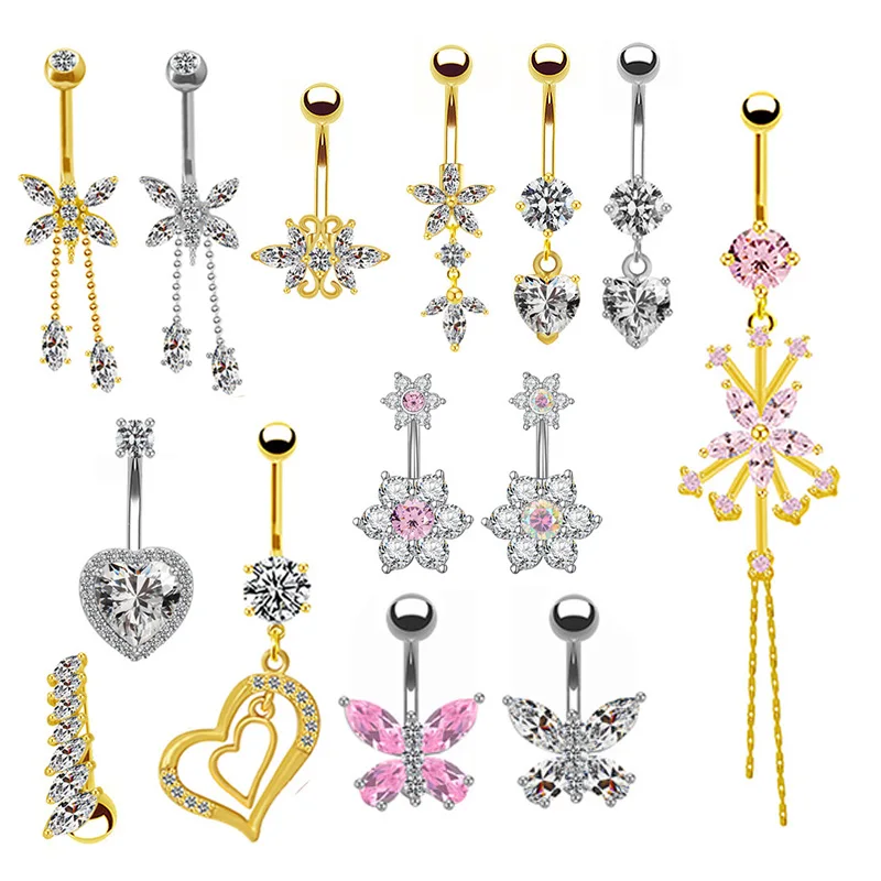 Waterproof 316L piercing jewelry styles for wholesale body jewelry buyers