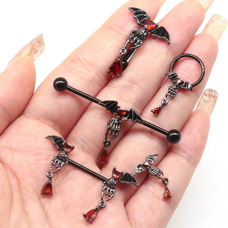 316L Surgical Steel Heart Nipple Ring For Nipple Piercing - Image 2