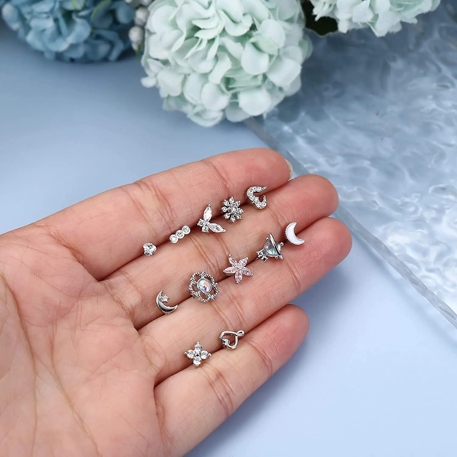 316L Surgical Steel Nose Stud For Nose Piercing - Image 2