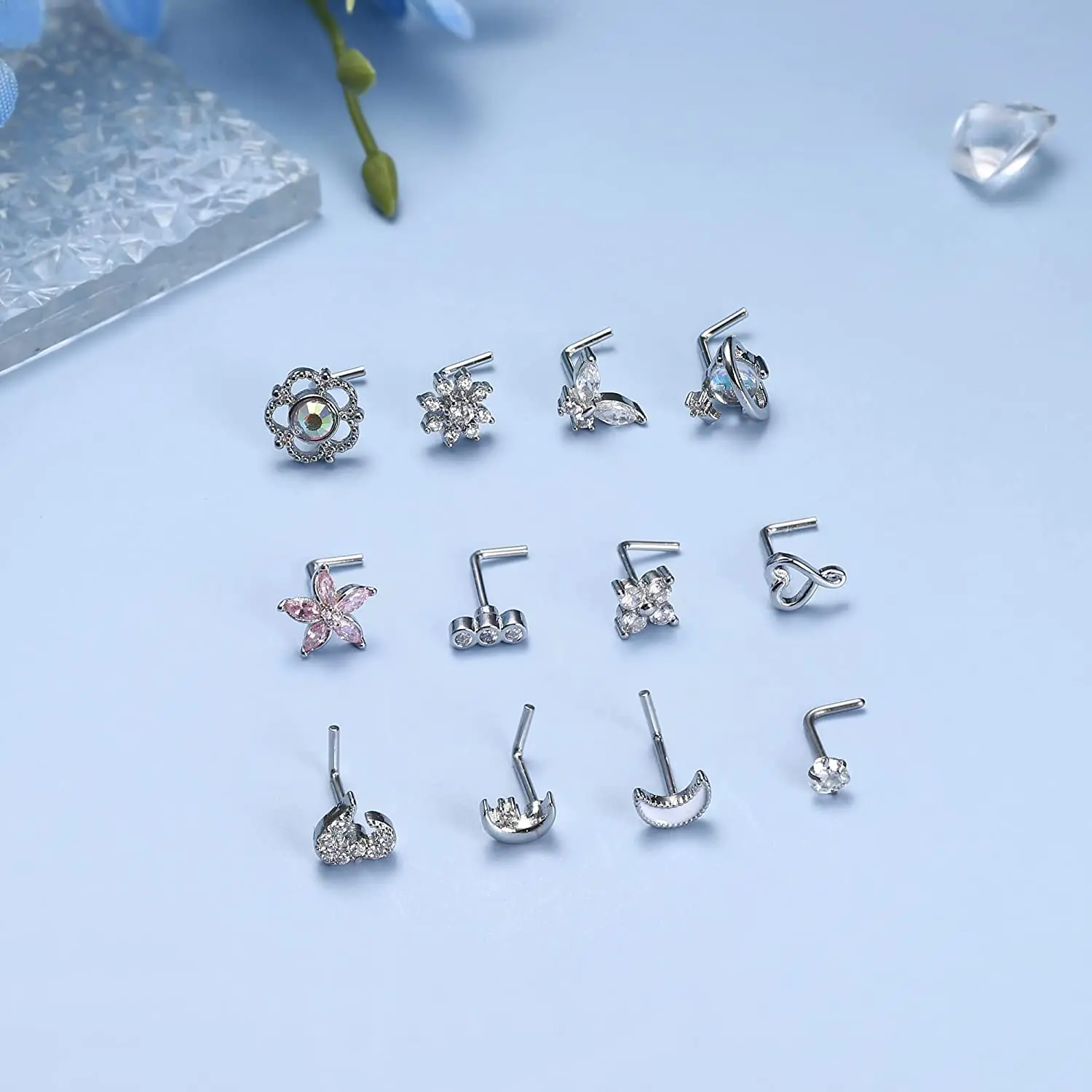 316L Surgical Steel Nose Stud For Nose Piercing