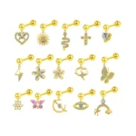 316L Surgical Steel Piercing Earring For Ear Piercing