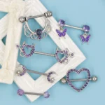 316L stainless steel nipple rings for wholesale body jewelry buyers