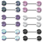 316L Surgical Steel Nipple Ring For Nipple Piercing
