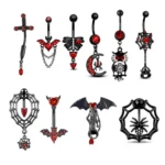 316L Surgical Steel Belly Button Ring For Navel Piercing