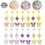 316L Surgical Steel Belly Button Ring For Navel Piercing