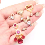316L Surgical Steel Heart Nose Ring For Nose Piercing