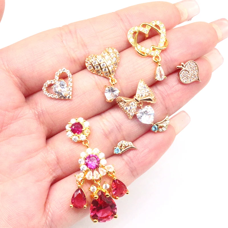316L Surgical Steel Heart Nose Ring For Nose Piercing