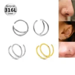 316L Surgical Steel Nose Ring For Nose Piercing